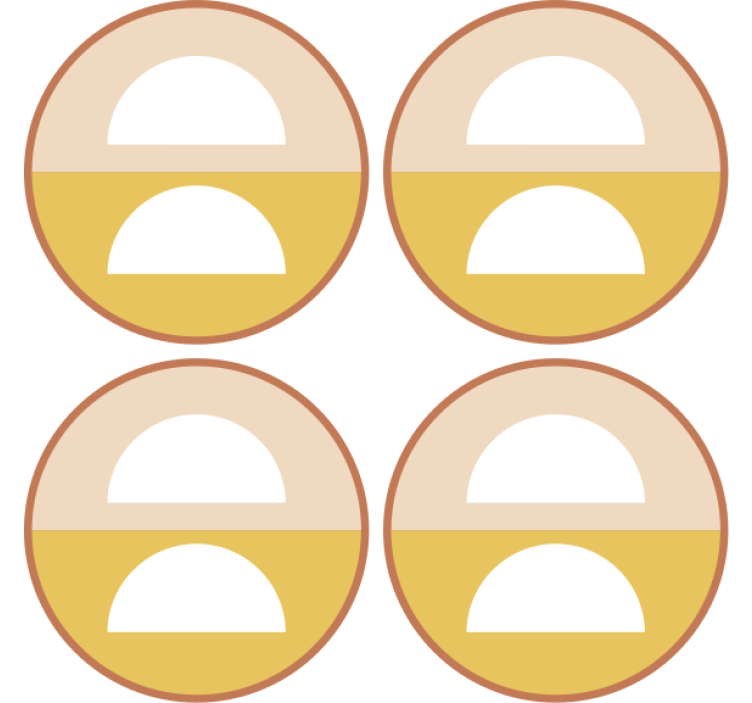 Kummajainen lasinalunen geometriset puolikuut - Tenstickers