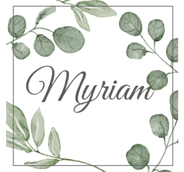 Omanlainen lasinalunen elegantilla lehtikuviolla - Tenstickers