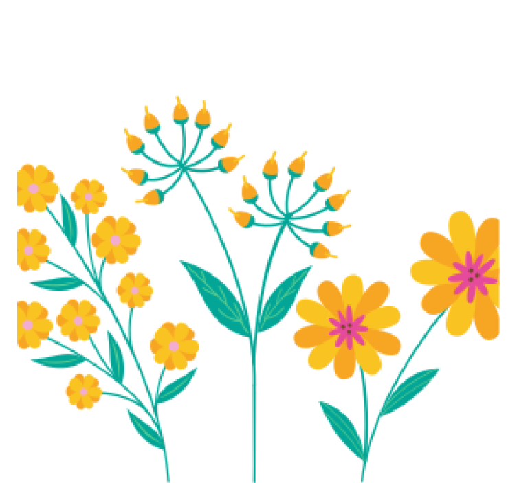 Värikäs kukka-asetelma olut lasinalunen - Tenstickers