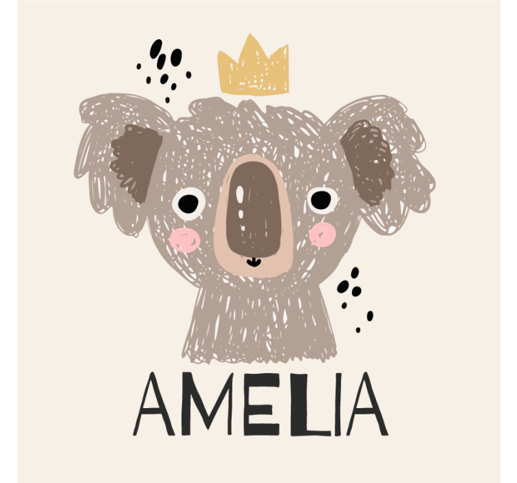 Kummajainen lasinalunen kruunukoalalla - Tenstickers