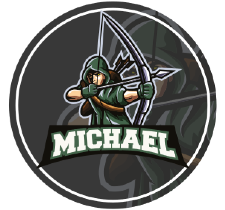 Omanlainen jousimieslasinalunen - Tenstickers