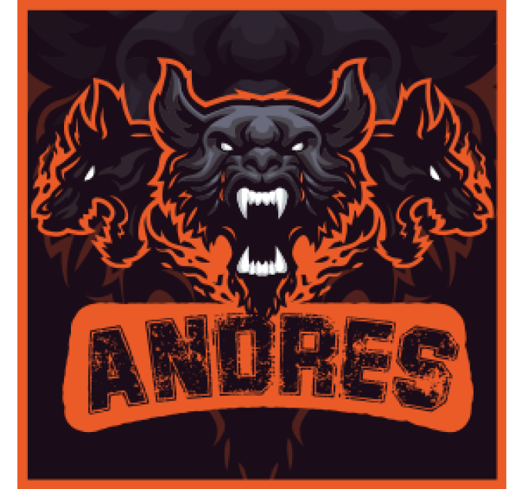 Kolmipäinen kummajainen lasinalunen - Tenstickers