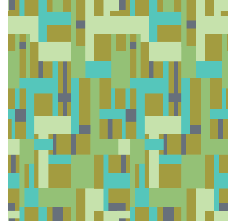 Abstrakti geometrinen elementti lasinalunen - Tenstickers