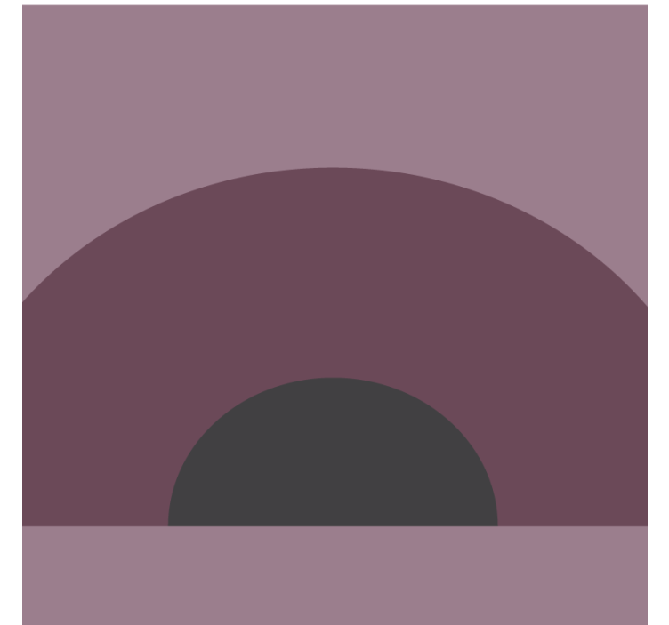 Kaareva kerroksellinen lasinalunen - Tenstickers