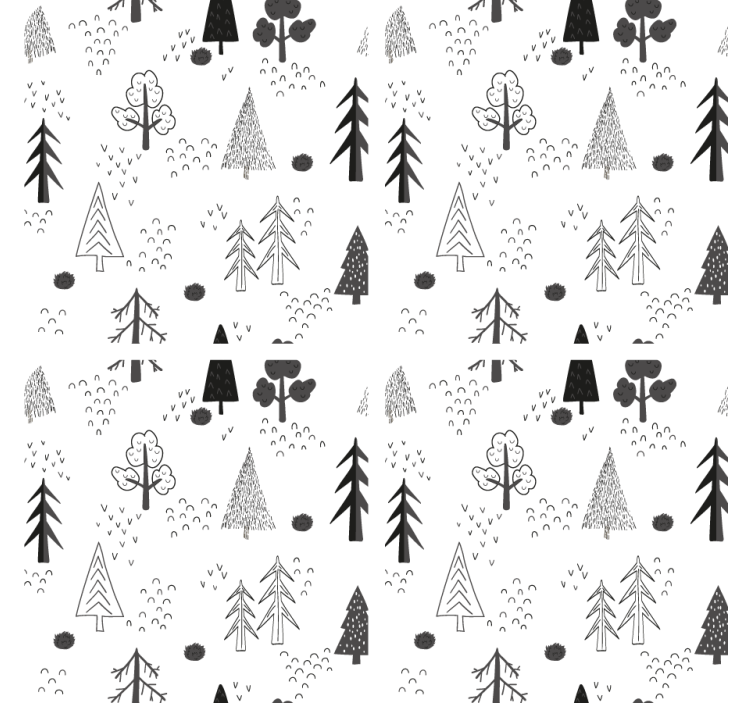 Luonnollinen viivataide lasinalunen - Tenstickers