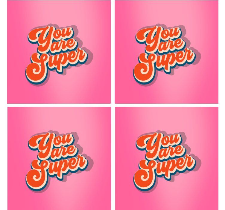 Lasinalunen inspiroivalla sanonnalla - Tenstickers