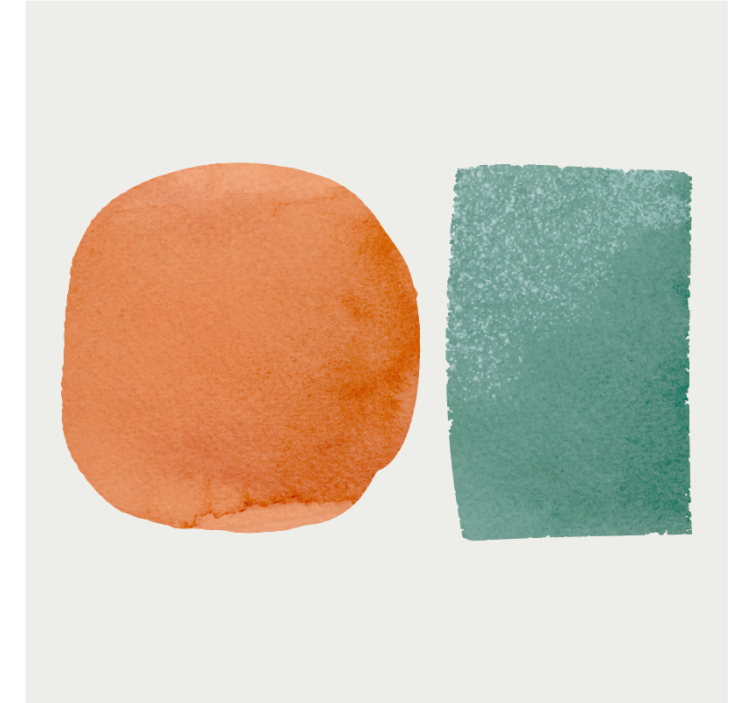 Abstrakti muotoyhdistelmälasinalunen - Tenstickers