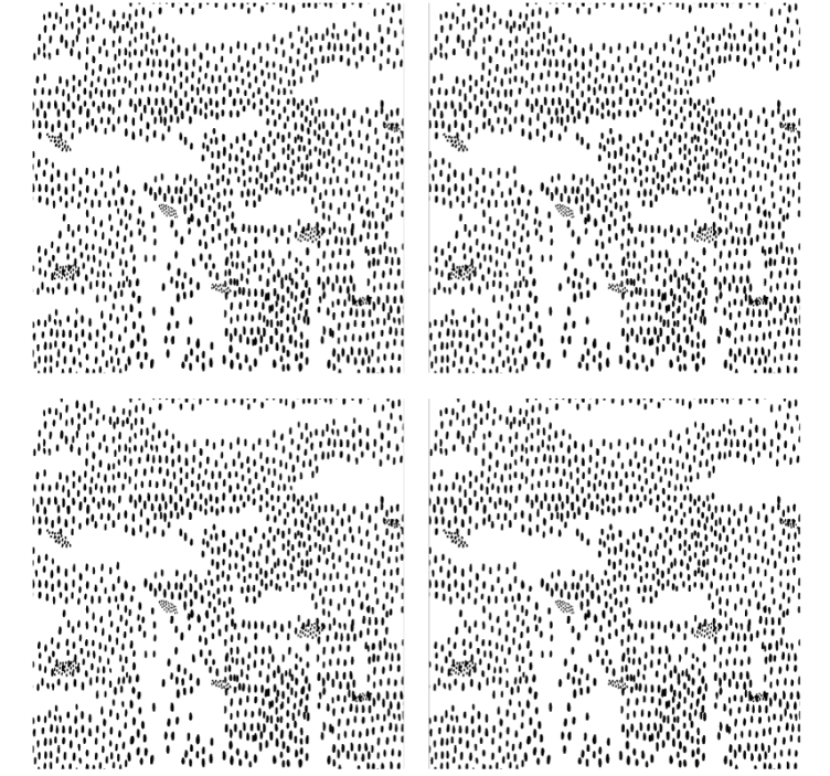 Abstrakti musta kuvio lasinalunen - Tenstickers