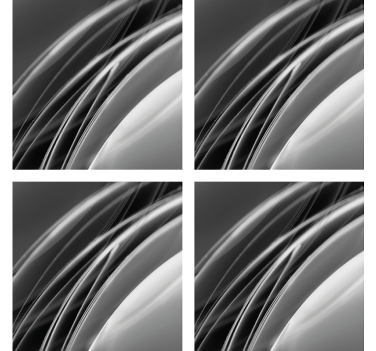 Aaltomainen abstrakti lasinalunen - Tenstickers