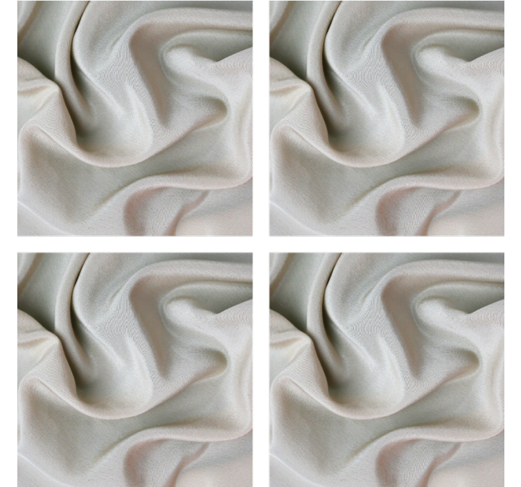 Elegant pehmeä kangasrakennelma lasinalunen - Tenstickers