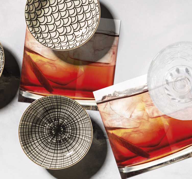 Cocktail modernit lasinaluset - Tenstickers