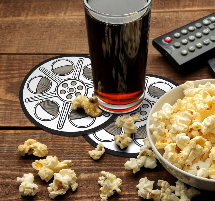 Elokuvarulla vintage lasinalunen - Tenstickers