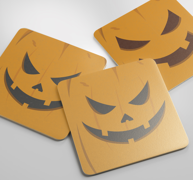 Erilaisia kurpitsan lasinalusia halloween lasinalunen - Tenstickers
