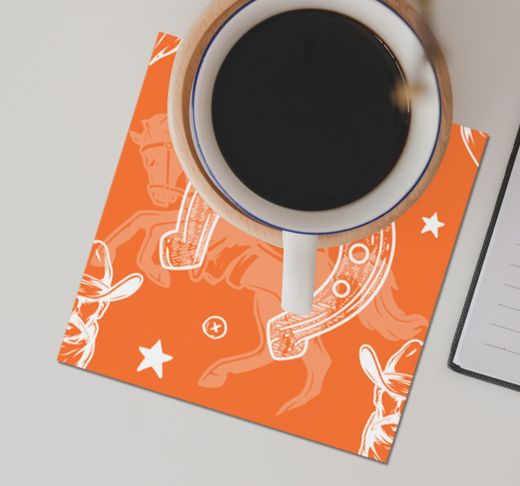 Hieno hevosenkenkä malli juoma lasinalunen - Tenstickers