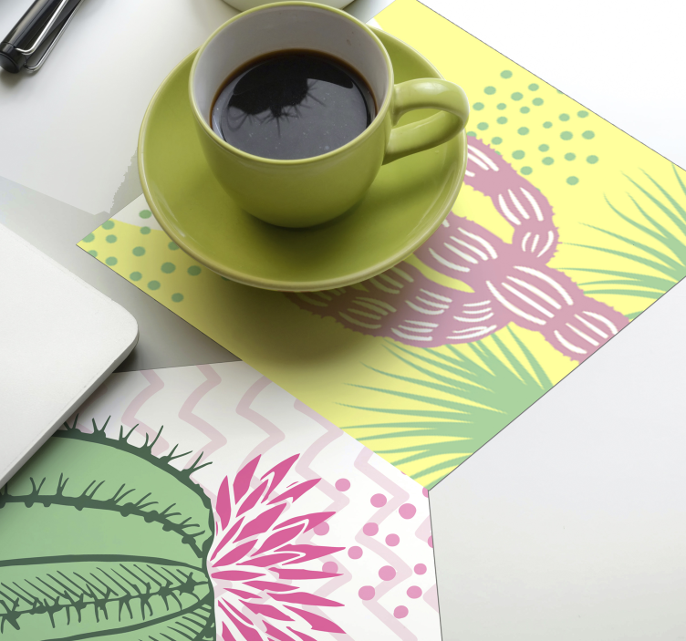 Kaktuslajike modernit lasinaluset - Tenstickers