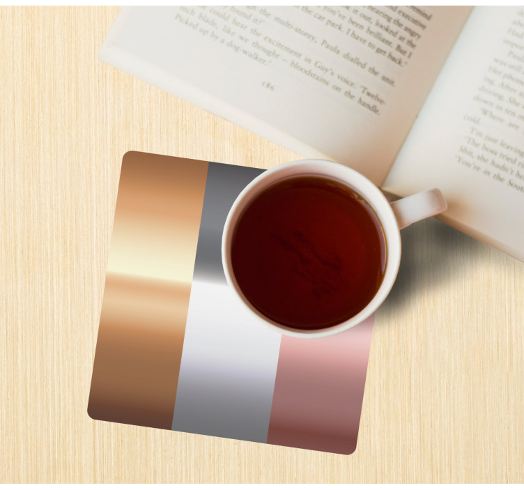 Kolmivärinen kupari modernit lasinaluset - Tenstickers