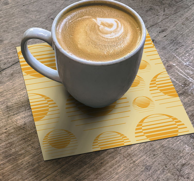 Retro aurinkokuvio vintage lasinalunen - Tenstickers