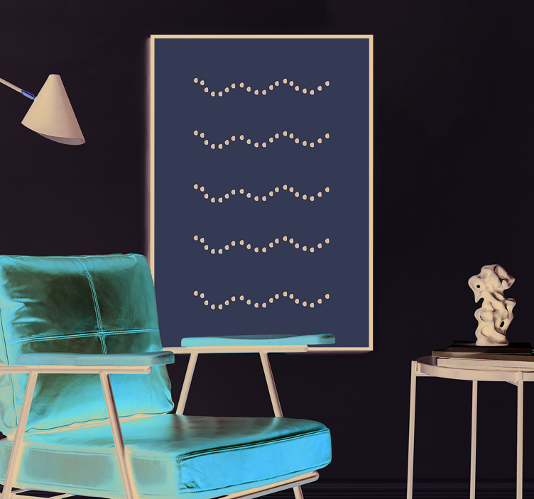 Kivet maassa skandinaavinen juliste - Tenstickers