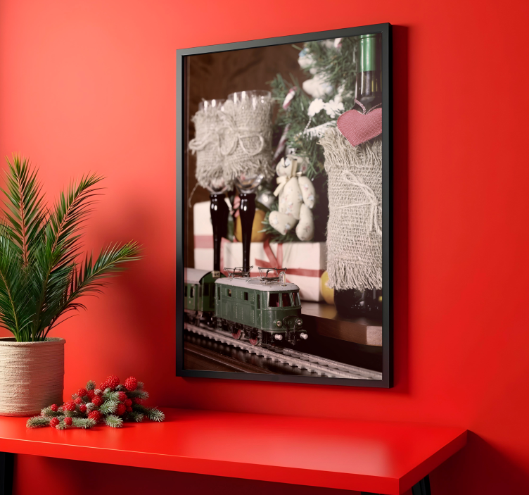 Lelujuna joulujuliste seinälle - Tenstickers