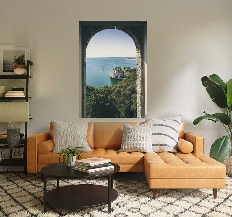 Maisema merinäköala juliste - Tenstickers