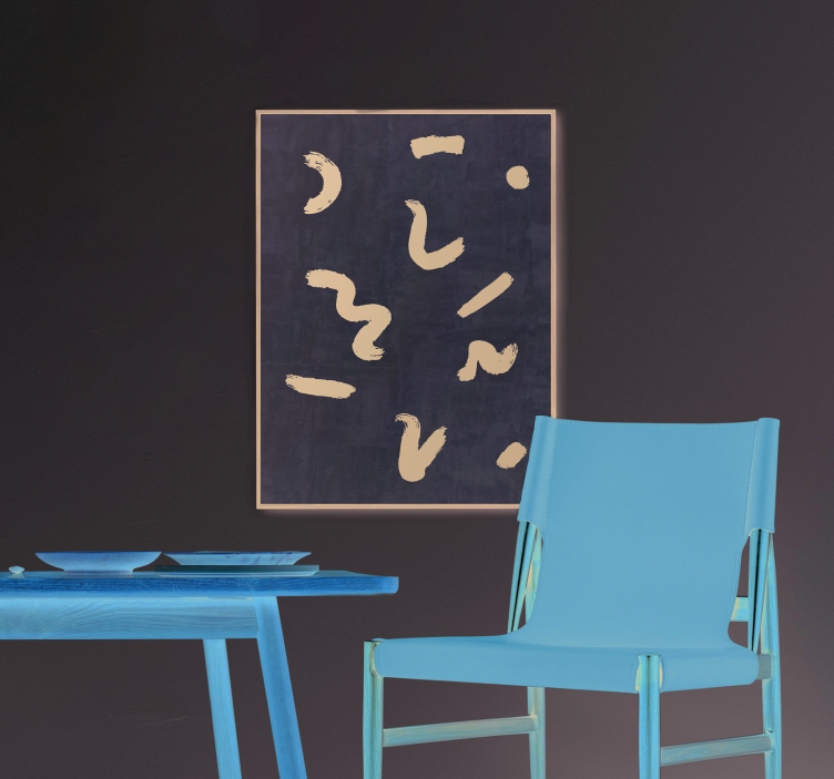 Mustat siveltimen muodot skandinaavinen juliste - Tenstickers