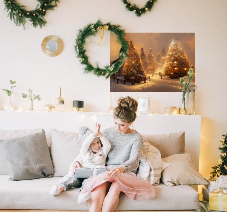 Talven ihmemaa tarra - Tenstickers