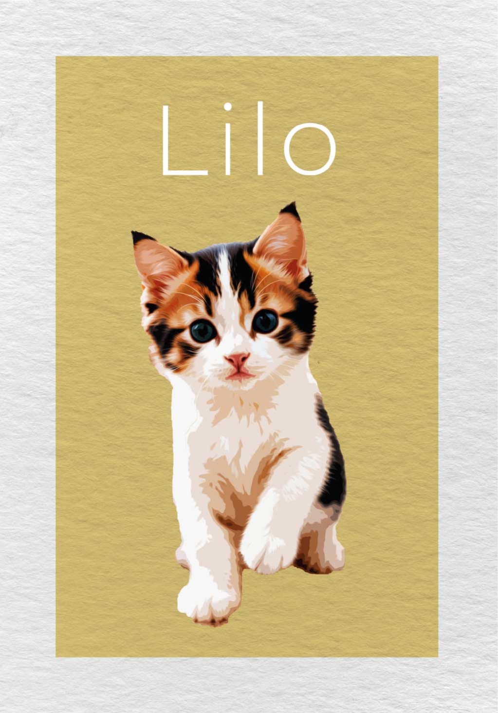 Henkilökohtainen piirtoefekti eläinjuliste - Tenstickers