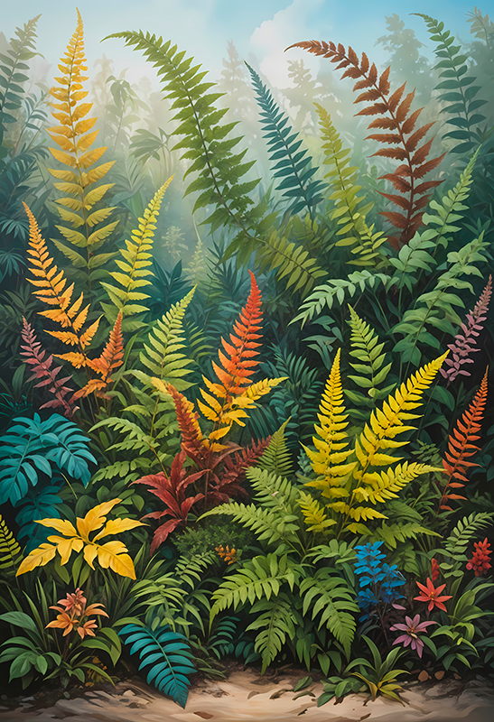 Outo viidakko juliste taiteellinen piirustus - Tenstickers