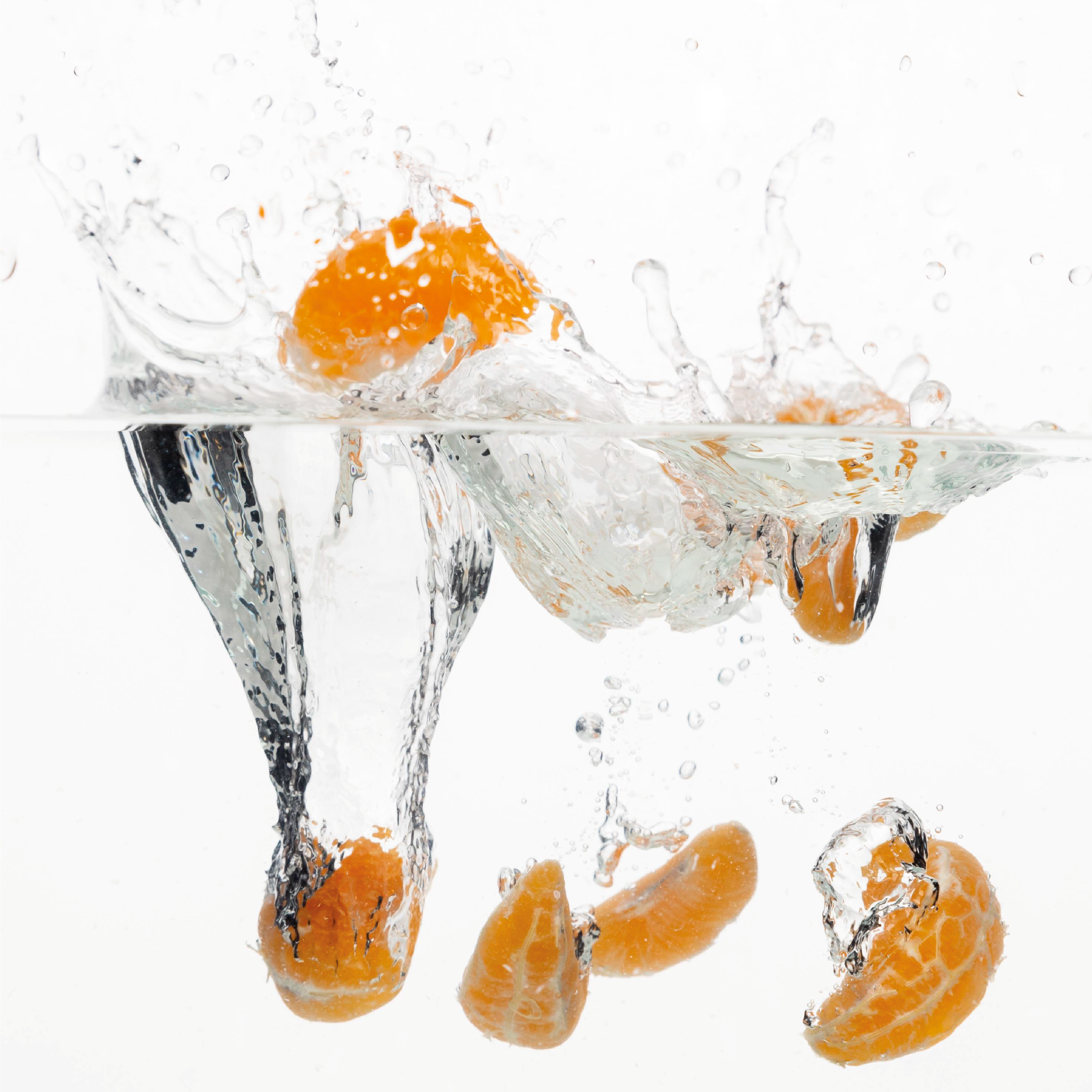 Hedelmiä vedessä keittiöjuliste - Tenstickers