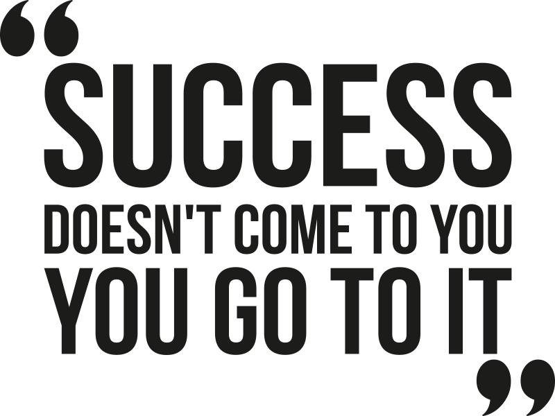 Menestys loistava muotoilu toimistojuliste - Tenstickers