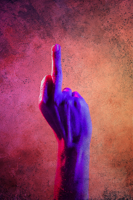 Teini-ikäisten juliste vittu sinulle - Tenstickers