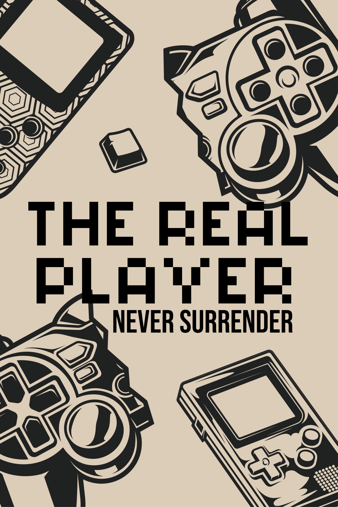 Teini-ikäisten juliste todellinen pelaaja - Tenstickers