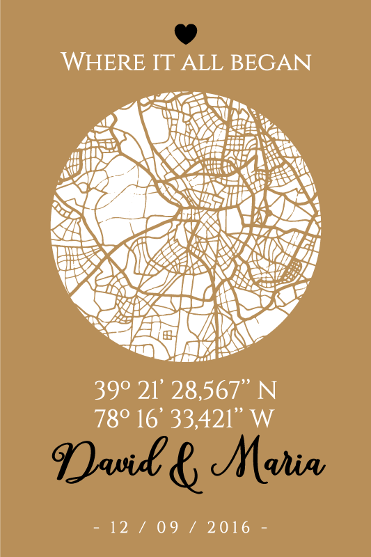 Oleskelutilan juliste alkuperän paikkana - Tenstickers