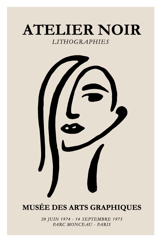 Atelier musta lausejuliste - Tenstickers