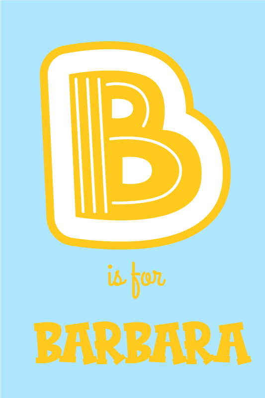 Teini-ikäisten juliste aakkosellinen personointi - Tenstickers