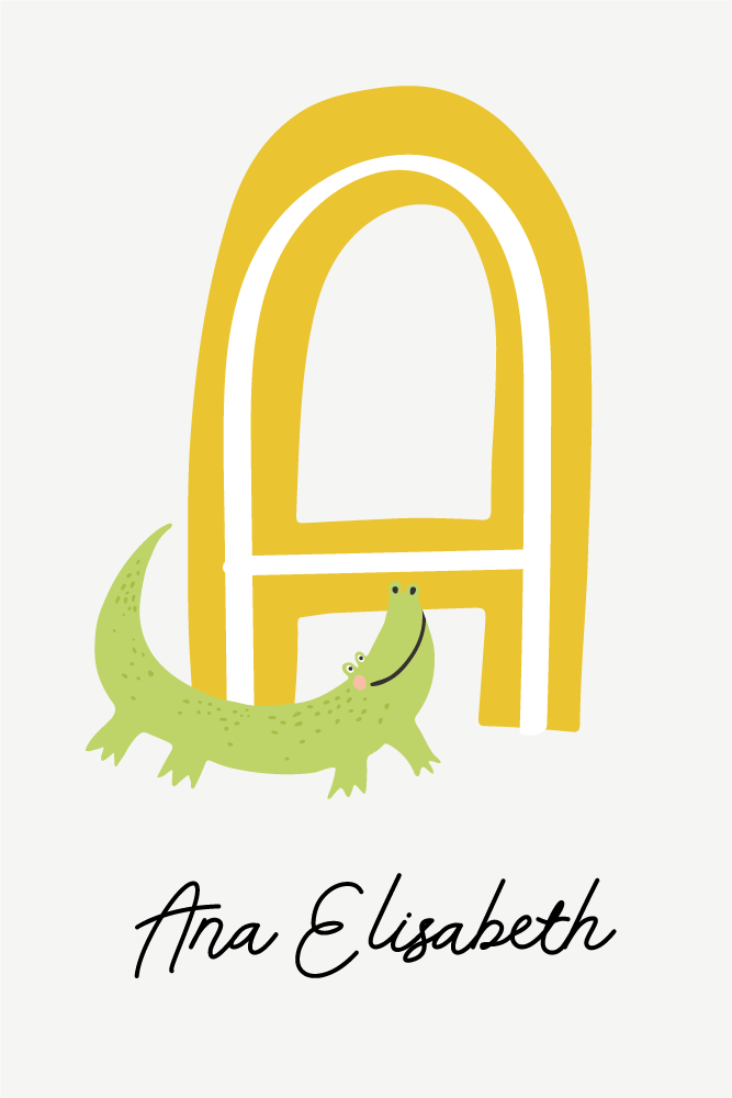 Teini-ikäisten juliste krokotiilikaveri - Tenstickers