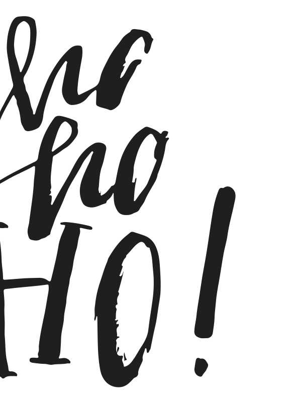 Ho ho ho! joulun ilo juliste - Tenstickers