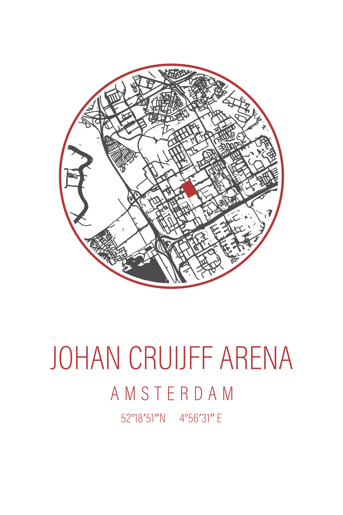 Amsterdam areena urheilujuliste - Tenstickers