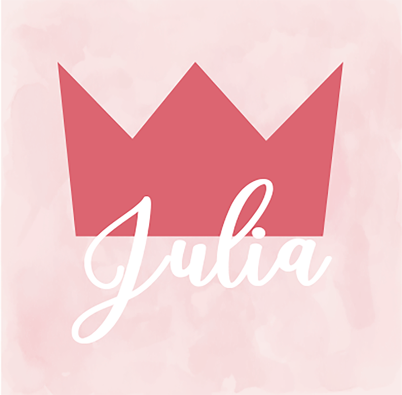Kruunu muokattava juliste julia - Tenstickers