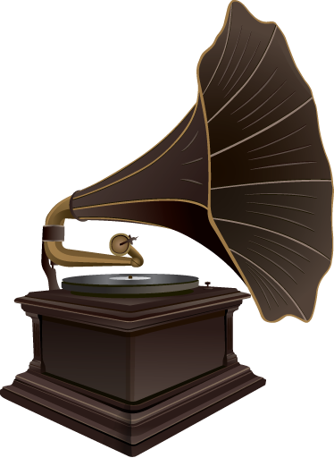 Musikaalijuliste vanha vinyylilevygramofoni - Tenstickers