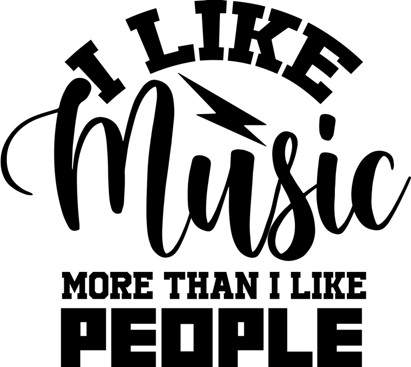 Musikaalijulisterakastanmusiikkiaenemmänkuinihmisiä - Tenstickers