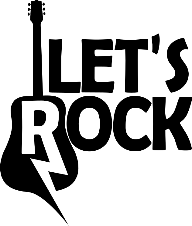 Rockmusiikkikitarajatextimusikaalijuliste - Tenstickers