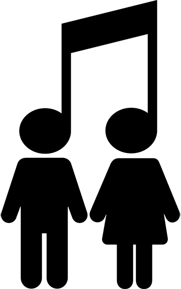 Musikaalijuliste vinyylisävelikuvilla - Tenstickers