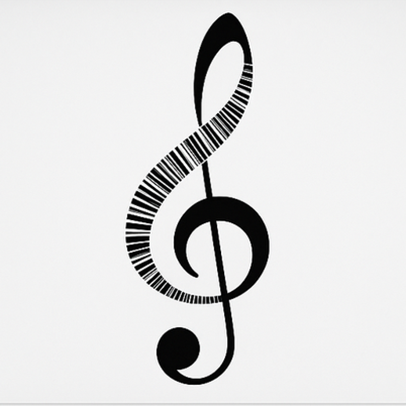 Musikaalijulistemusiikkimerkki - Tenstickers