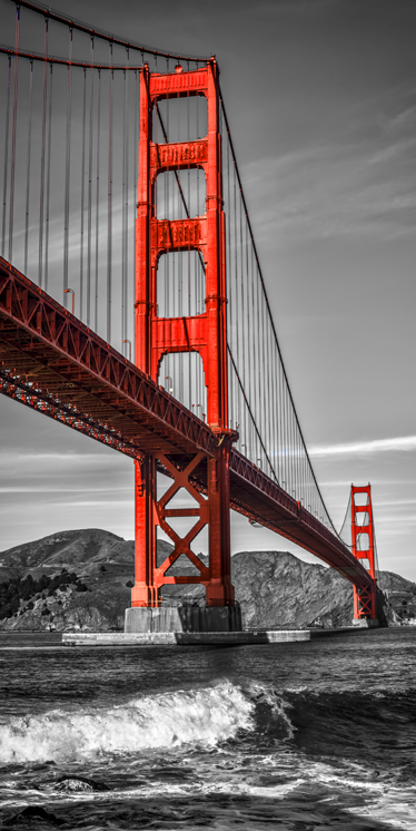 Vinilo decorativo golden gate maisemajuliste - Tenstickers