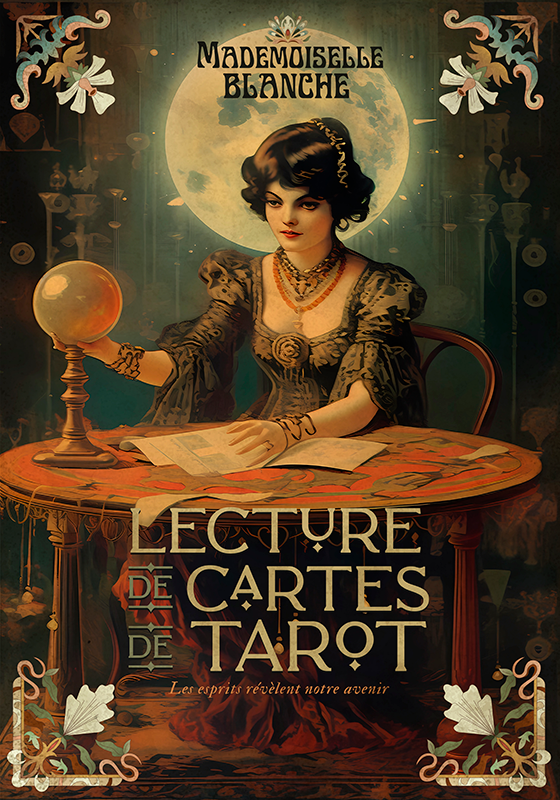 Retro-juliste tarot-korttien tulkinta - Tenstickers