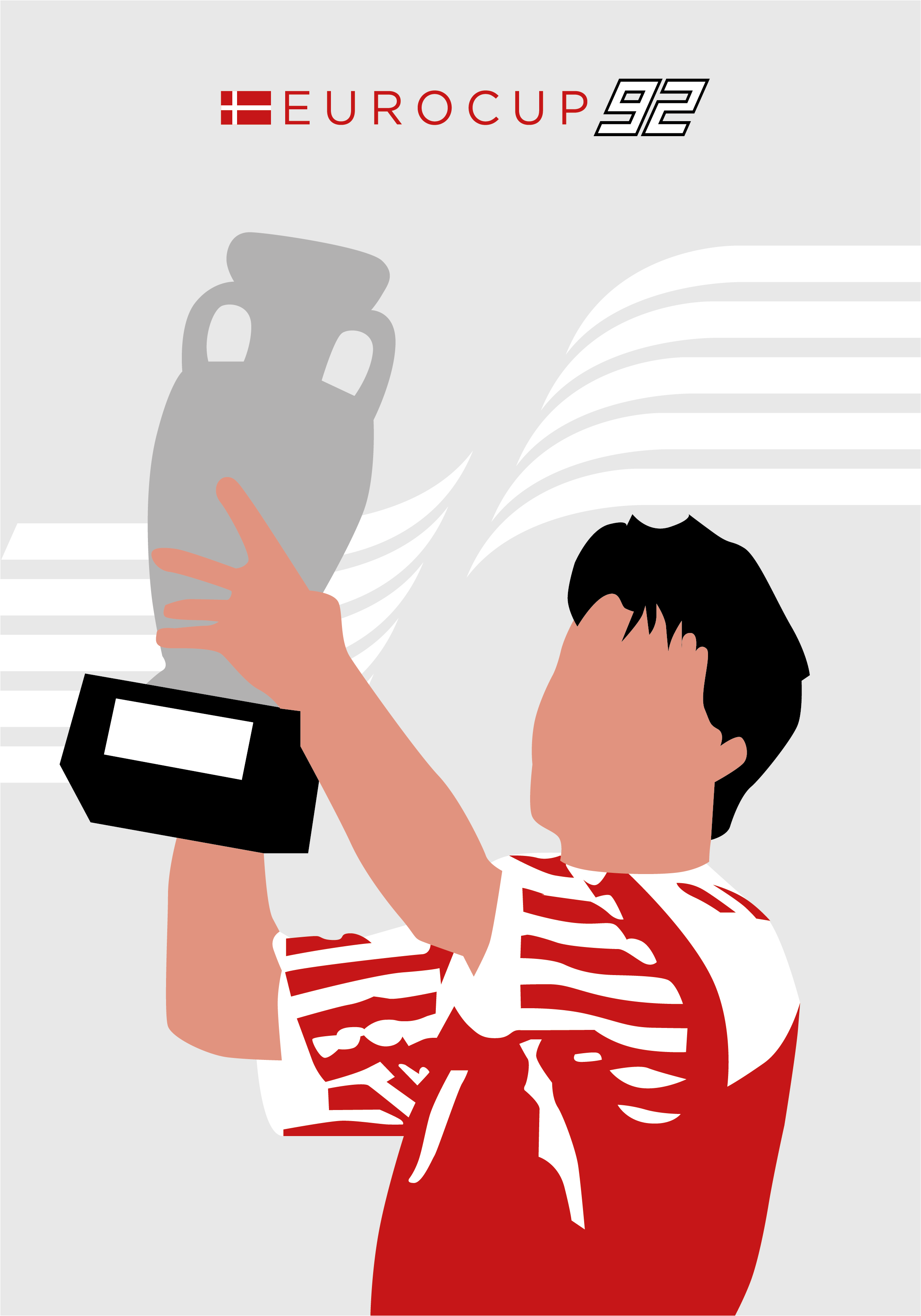 Eurocup 92 jalkapallojuliste 1992 - Tenstickers