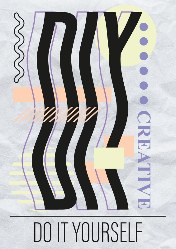 Tee se itse -julistesuunnittelu - Tenstickers