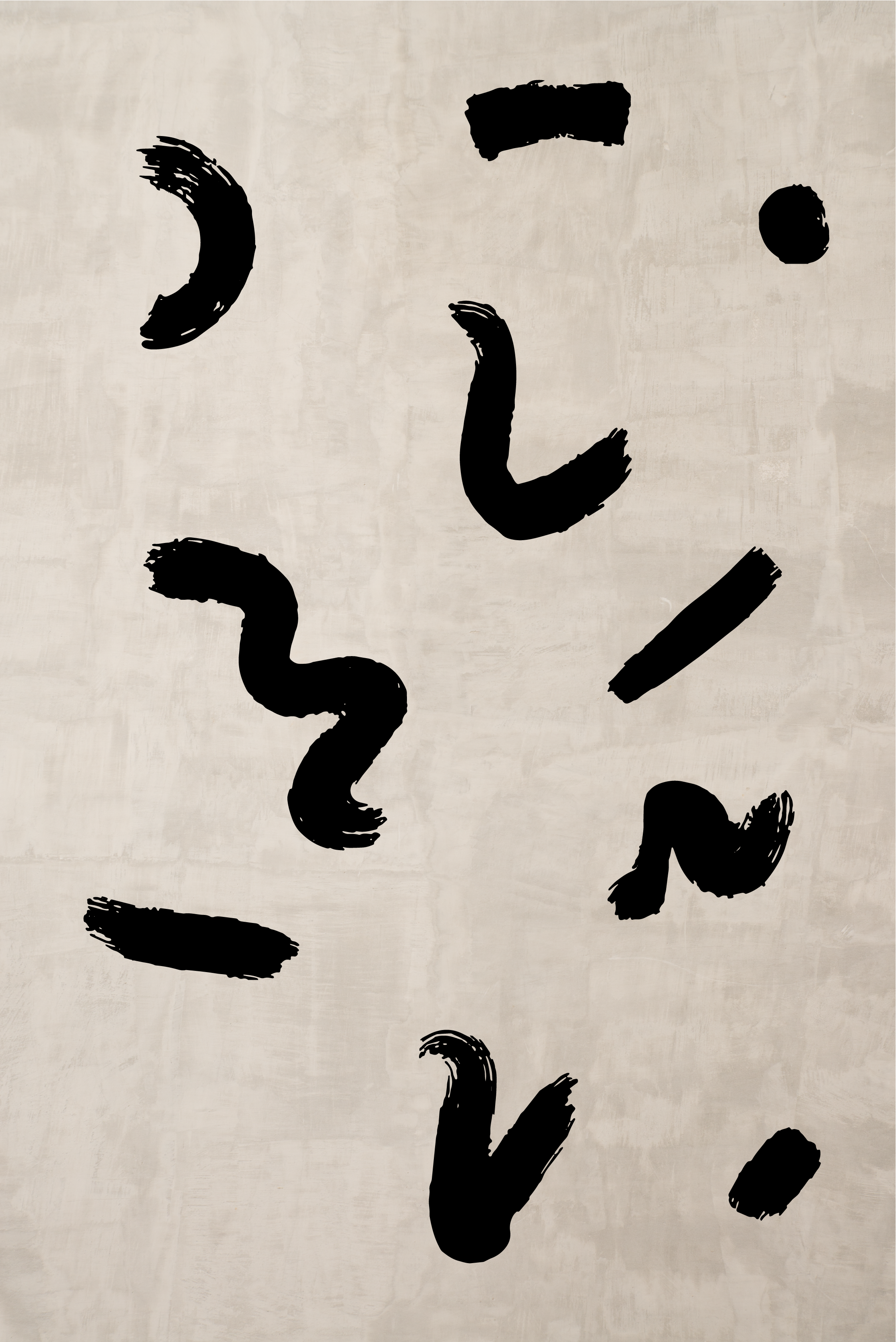 Mustat siveltimen muodot skandinaavinen juliste - Tenstickers