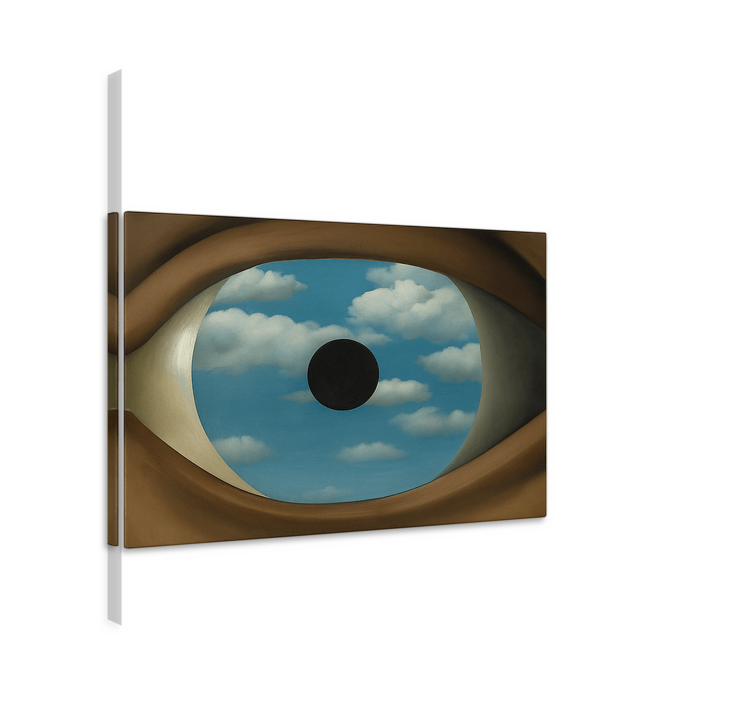 Väärennetty peili taide canvas taulu - Tenstickers